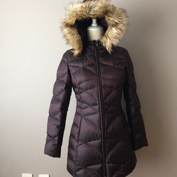 Jones New York Jackets & Blazers - NWT Jones ny faux fur hooded down puffer size xs